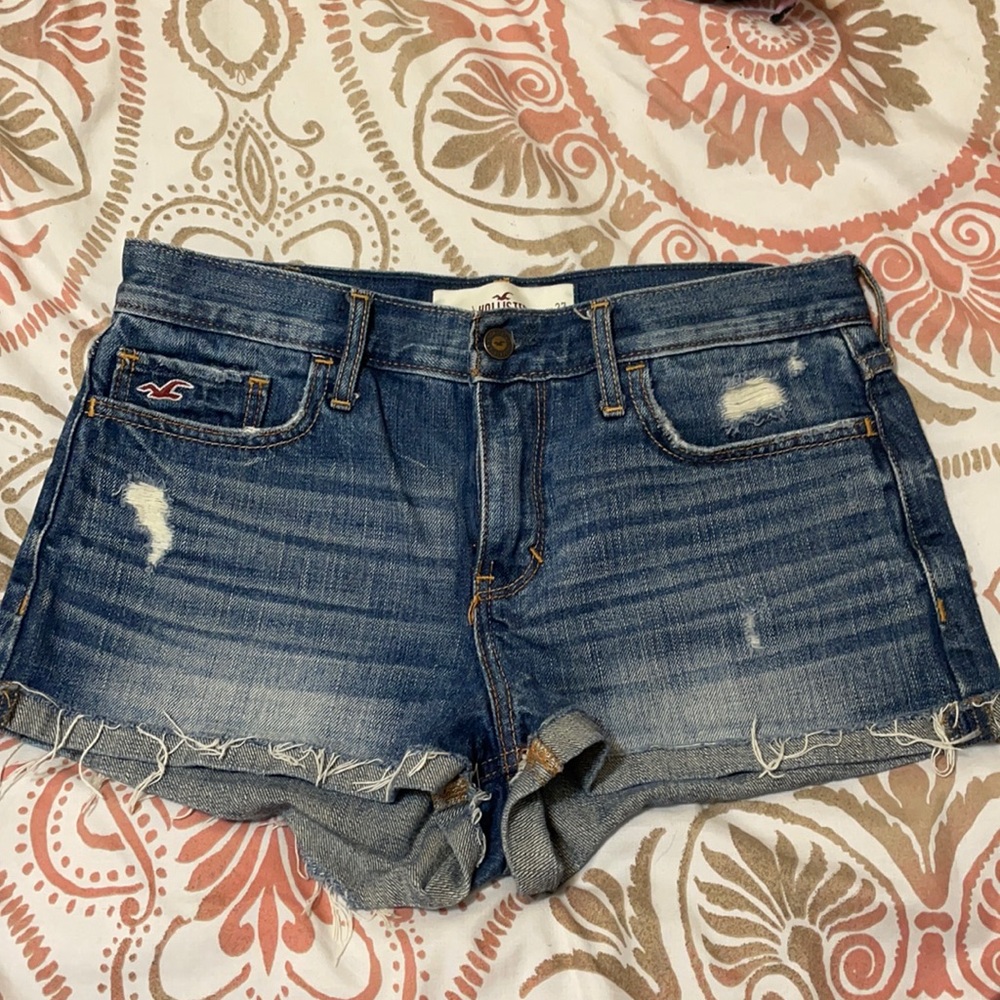 Hollister jean shorts